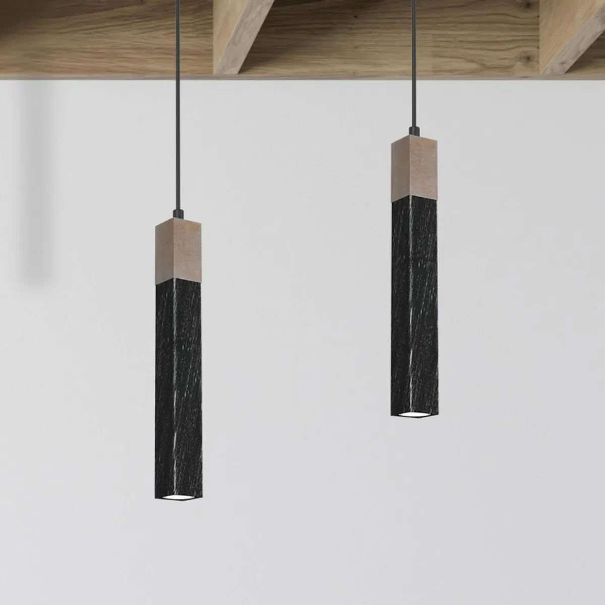 Clearance Euluna Stag suspension à une lampe noir/brun