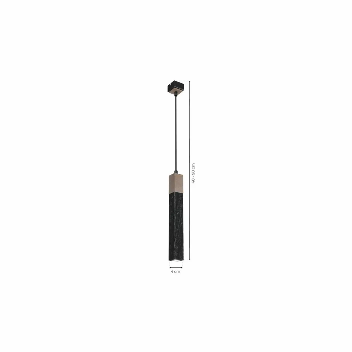 Clearance Euluna Stag suspension à une lampe noir/brun