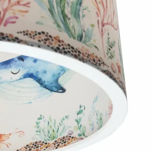 New Elobra Suspension 25/40 animaux marins, Ø 38 cm, multicolore, plastique