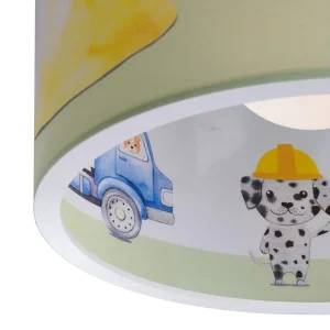 Best Sale Elobra Suspension 25/40 chantier, Ø 38 cm, jaune, E27, 1 lampe