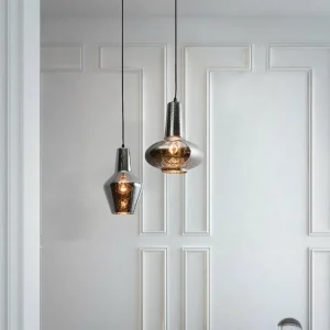 Best Zambelis Suspension 17053 en verre, chromée Ø 25 cm