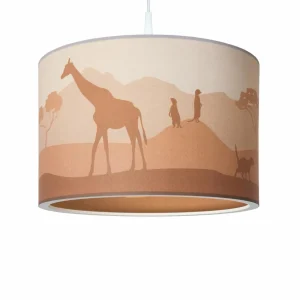 Store Elobra Suspension 25/40 Scandi Savanne, Ø 38 cm, orange, E27