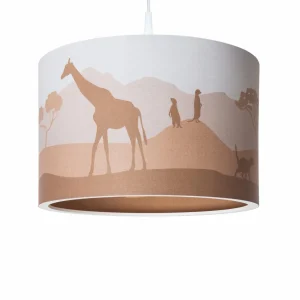 Store Elobra Suspension 25/40 Scandi Savanne, Ø 38 cm, orange, E27