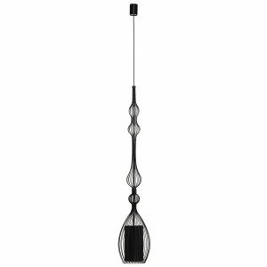 Flash Sale Nowodvorski Lighting Suspension Abi L de forme allongée, noire