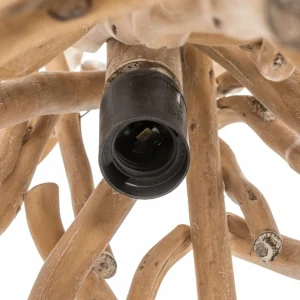 Clearance ONLI Suspension Agar avec abat-jour en bois
