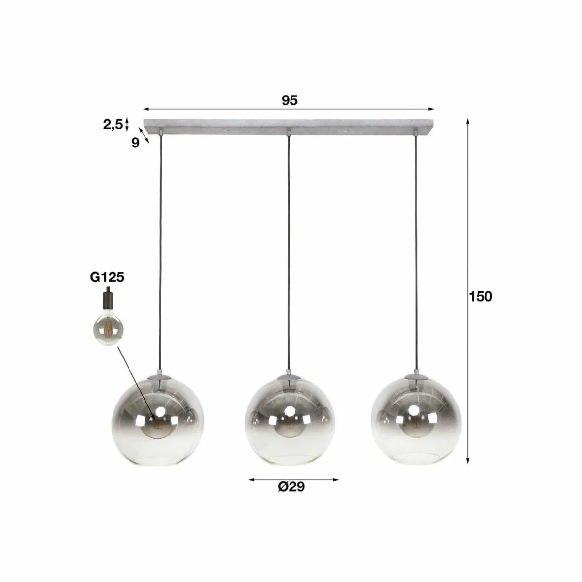 suspension_allessandra___lampes___cm_gris_fum_verre_1-1.webp Clearance Zijlstra Suspension Allessandra à 3 lampes, Ø 29 cm, gris fumé, verre