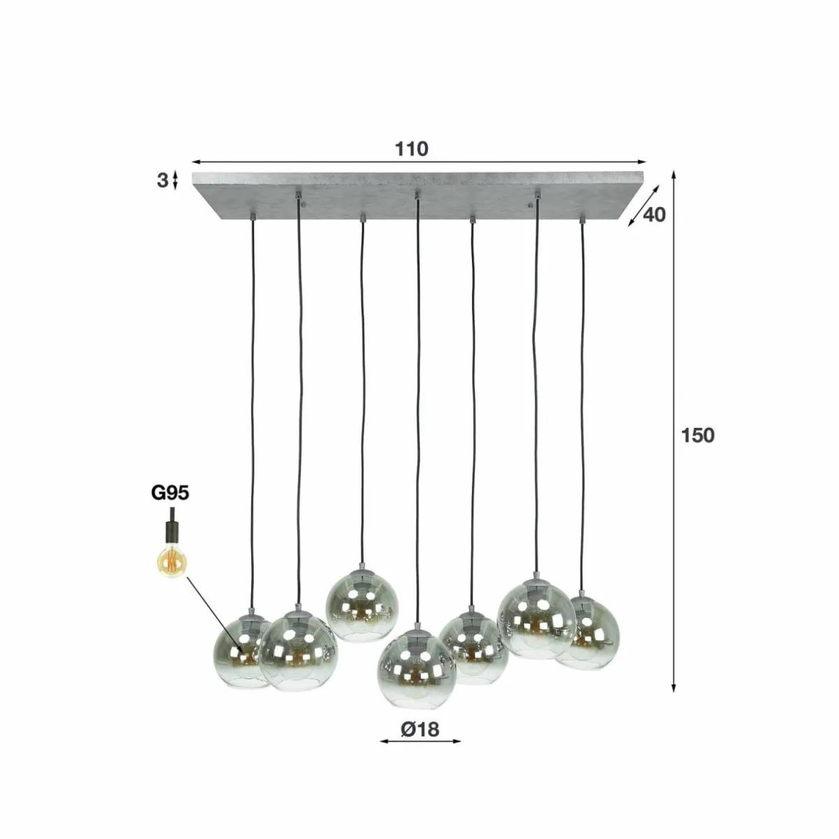 suspension_allessandra___lampes___cm_gris_fum_verre_1.webp Best Zijlstra Suspension Allessandra à 7 lampes, Ø 18 cm, gris fumé, verre