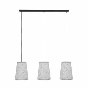 Discount EGLO Suspension Alsager avec trois abat-jour feutre
