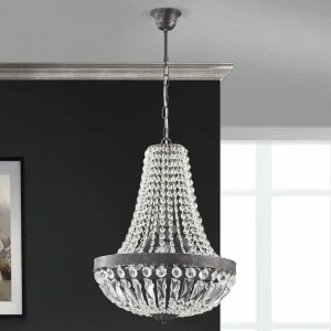 Best Sale ORION Suspension Andara, chaînes de cristaux, Ø 40 cm