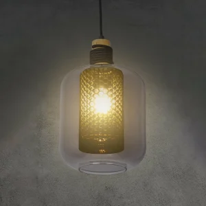 Outlet NOWA GmbH Suspension Ando abat-jour en verre, 1 lampe