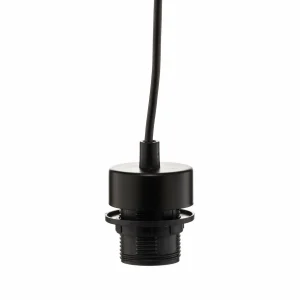 Best Sale Luminex Suspension Arden sans abat-jour, 1xE27, noire