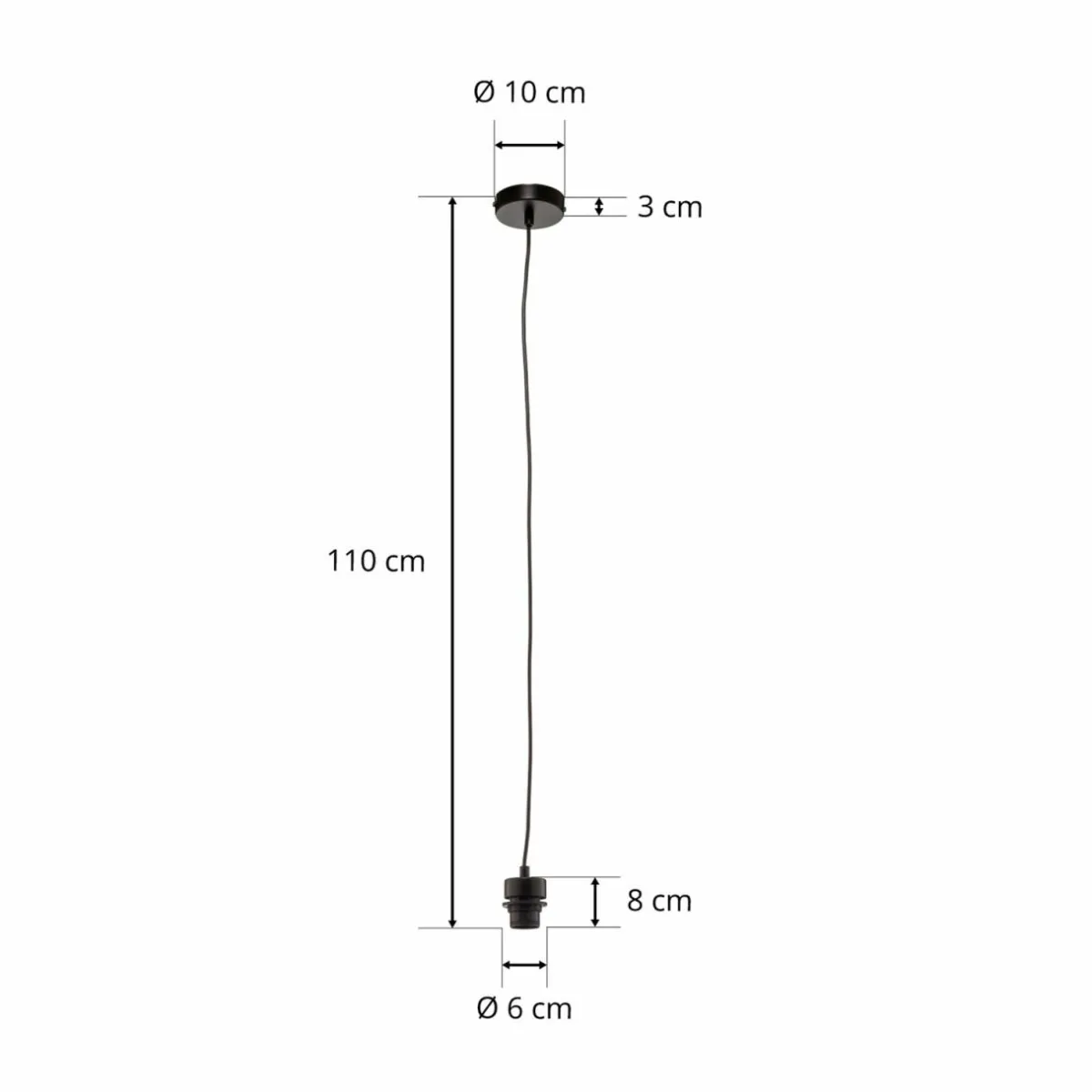 suspension_arden_sans_abatjour_xe_noire_4.webp Best Sale Luminex Suspension Arden sans abat-jour, 1xE27, noire