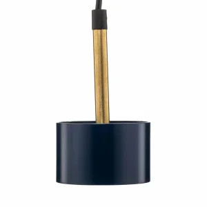 Best Sale Eko-Light Suspension Arena longue à une lampe, bleu-doré