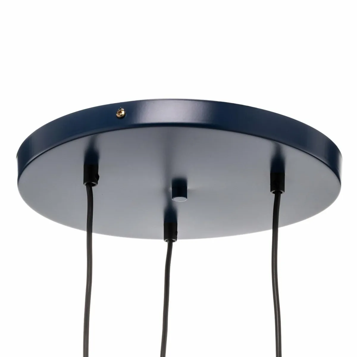 suspension_arena_ronde__trois_lampes_bleudor_4.webp Best Eko-Light Suspension Arena ronde à trois lampes, bleu-doré