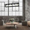 Cheap Eko-Light Suspension Arnold, noire, à 5 lampes