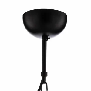 Store Avonni Suspension AV-4183-3BSY noire, à 3 lampes