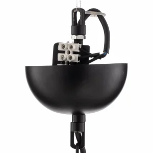 Store Avonni Suspension AV-4183-3BSY noire, à 3 lampes