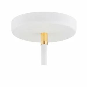 Sale Euluna Suspension Avenidos, à six lampes, blanche