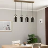 Cheap Avonni Suspension AV-1860-4EY en noir/doré ancien