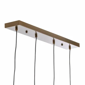 Cheap Avonni Suspension AV-1860-4EY en noir/doré ancien
