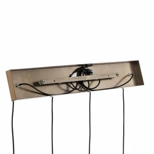 Cheap Avonni Suspension AV-1860-4EY en noir/doré ancien