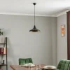 Best Avonni Suspension AV-4106-M8-BSY-29 noire/dorée Ø 29 cm