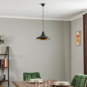 Best Avonni Suspension AV-4106-M8-BSY-29 noire/dorée Ø 29 cm