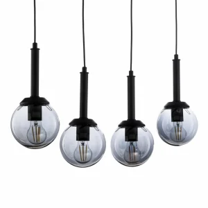 Store Avonni Suspension AV-7002-1781-4Y-BSY à 4 lampes allongée