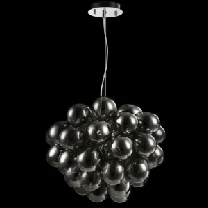Store Maytoni Suspension Balbo en gris fumée