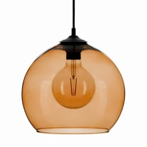 Fashion Euluna Suspension Ball abat-jour verre ambré Ø 30cm