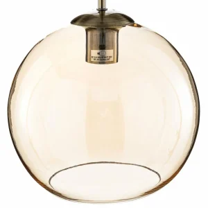 Best Sale Searchlight Suspension Balls avec verre de lampe ambré 25 cm