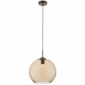 Shop Searchlight Suspension Balls avec verre de lampe ambré 30 cm