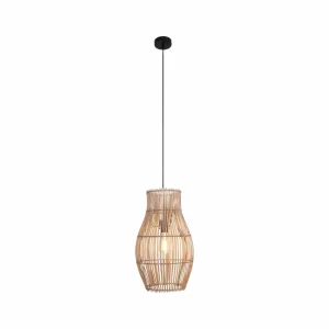 Best Sale Eco-Light Suspension Bamboo, naturel, hauteur 48 cm, Ø 30 cm