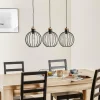 Cheap EMIBIG LIGHTING Suspension Barbado, à 3 lampes, noire