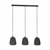 Online EGLO Suspension Barlaston, abat-jour tissu à 3 lampes