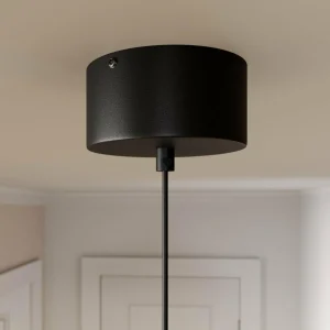Fashion Luminex Suspension Basca, noire/dorée, à 1 lampe