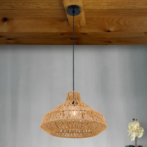 Online ORION Suspension Basket abat-jour en corde de chanvre