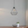 Cheap Eko-Light Suspension Basket, noire, à une lampe