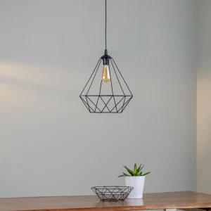 Cheap Eko-Light Suspension Basket, noire, à une lampe