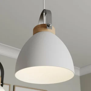 Cheap Lamkur Suspension Bergen à 3 lampes, ronde, blanche