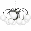 Online Luminex Suspension Berlin à 12 lampes noir/laiton