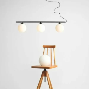 Shop ALDEX Suspension Beryl à 3 lampes, noire