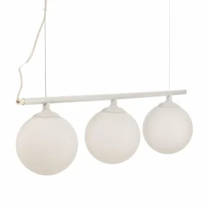 Flash Sale ALDEX Suspension Beryl, trois lampes, blanche