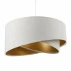 Hot Maco Design Suspension bicolore Chloe au look stratifié