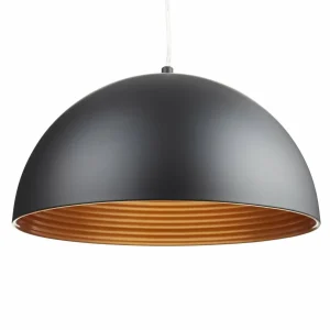 Best Sale Fabas Luce Suspension bicolore Dingle, noir doré