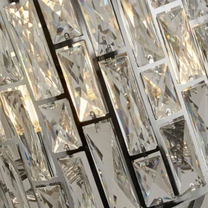 Clearance Searchlight Suspension Bijou abat-jour verre cristal, Ø 44 cm