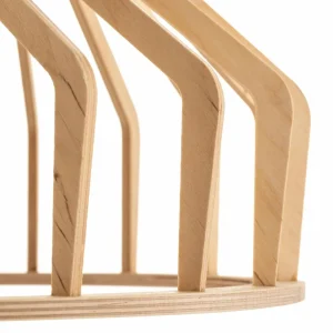 Flash Sale Nowodvorski Lighting Suspension Bio S avec abat-jour en bois, GU10