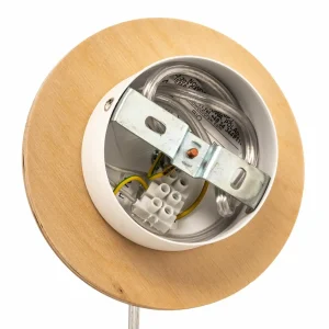 Flash Sale Nowodvorski Lighting Suspension Bio S avec abat-jour en bois, GU10