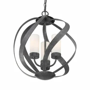 Best Sale Quintiesse Suspension Blacksmith noire/blanche Ø 40,7 cm