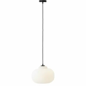 Cheap Brilliant Suspension Blop en verre, blanche